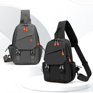 Mochila Esportiva De Peito Multicamadas De Grande Capacidade Impermeável Para Homens,Bolsa Transversal Estilosa em Oferta na Shopee