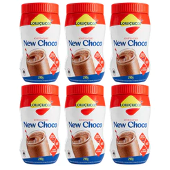 Kit com 6 Achocolatado Lowçucar New Choco 210g - Lightsweet
