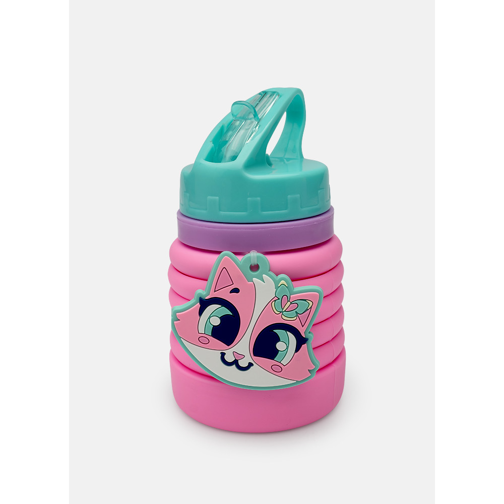 Garrafa Dobrável Gata Sereia - Puket em Oferta na Shopee