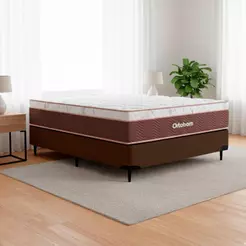 Cama box e Colchão Sleep King – Casal (138x188) - Ortobom
