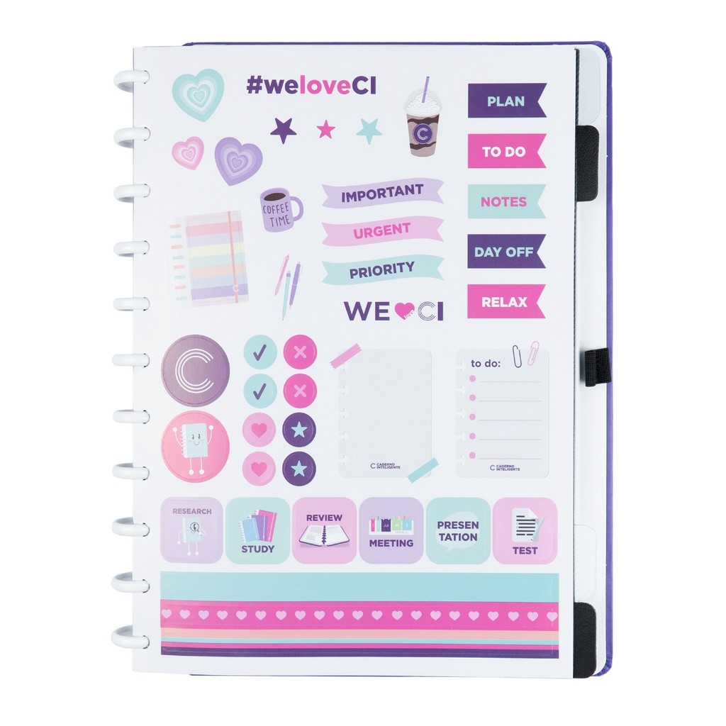 Caderno Inteligente Intense Purple Grande c/ 80 Folhas offset 90g · foto 2