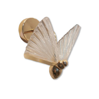 Kit Arandela Borboleta Dourado LED 4W 3 Temperaturas de Cor Bivolt Luminária Elegante em Oferta na Shopee