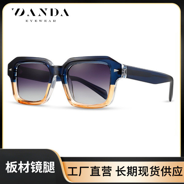 oculos de sol masculino Novo estilo placa polarizada óculos de sol S31114 moda rua tiro senhoras óculos de sol ao ar liv