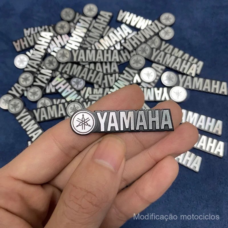 Adesivos de liga de alumínio Yamaha Audio para Yamaha Mt-09 Mt-07 NMAX XMAX TMAX YZF-R1 R3 adesivo de motocicleta para r