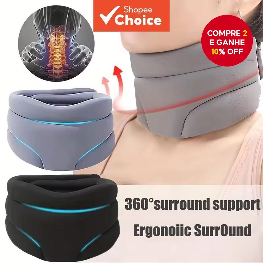 Colar Cervical De Espuma Macia, Alívio Da Pressão E Dor Cervical, Ideal Para Viagens E sonecas em Oferta na Shopee