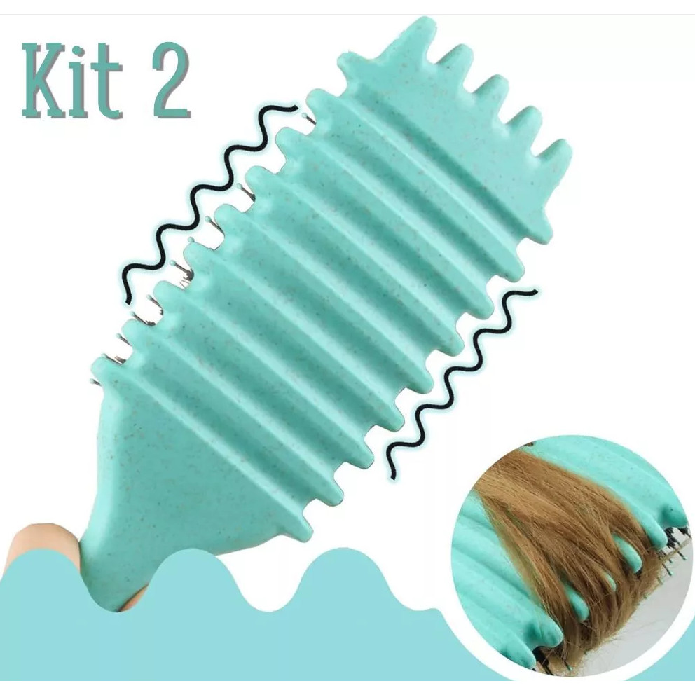 Escova Onda Finalizadora Beauty Flash Definição de Cachos e Finalização para Cabelo Cacheado Crespo