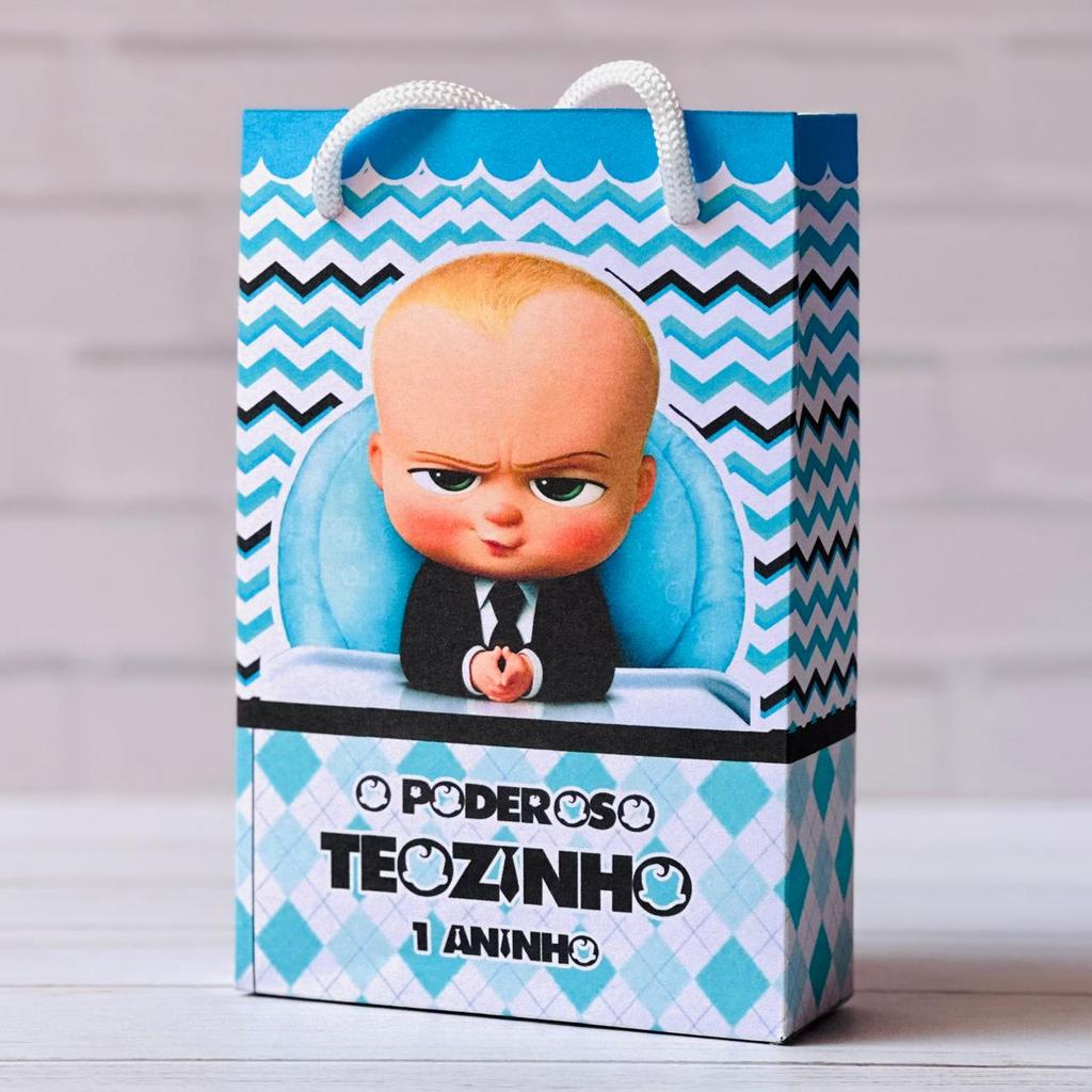 Sacolinha Poderoso Chefinho | Personalizada Com Nome | Mimos Festa Aniversário Lembrancinhas Personalizados