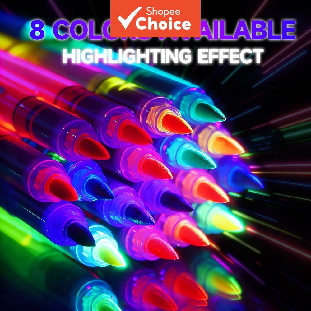 Caneta De Tatuagem UV Glow De Pacote Único-Líquido Fluorescente Para Pintura Corporal | Festa , Festival De Música E Mat