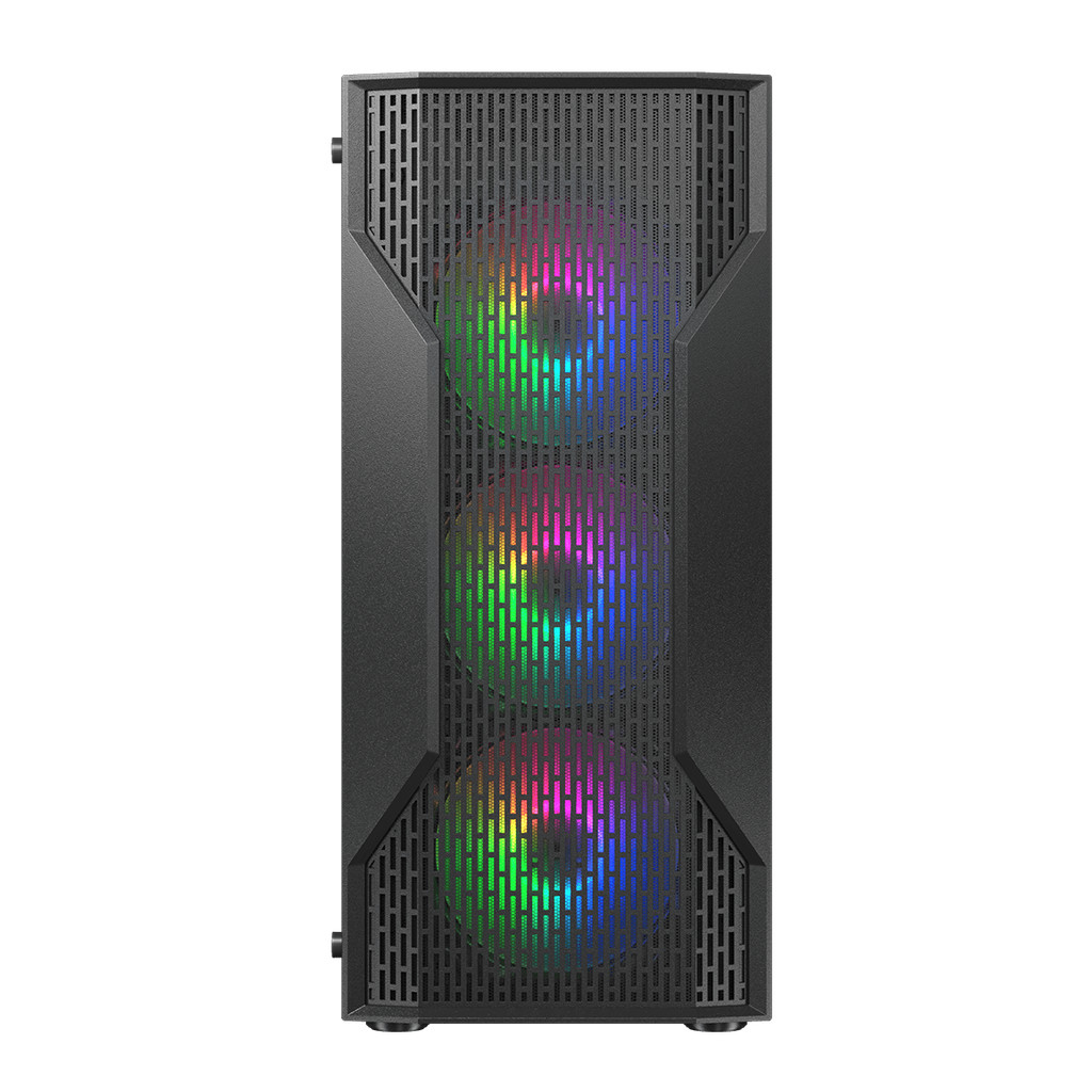 Gabinete Gamer Cougar MX110 RGB, Mid-Tower, Janela Lateral, 4 Fans RGB, Preto - 382BD20.0001