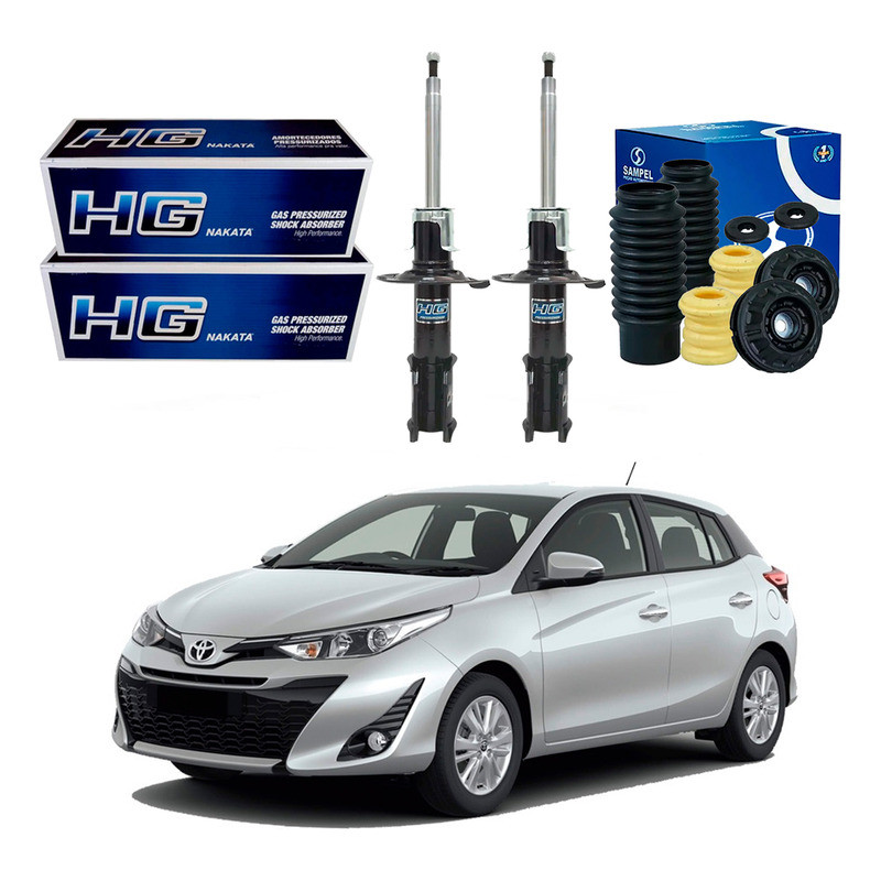 Kit Amortecedor Dianteiro Yaris 1.3 1.5 Aut. 2019 A 2022 em Oferta na Shopee