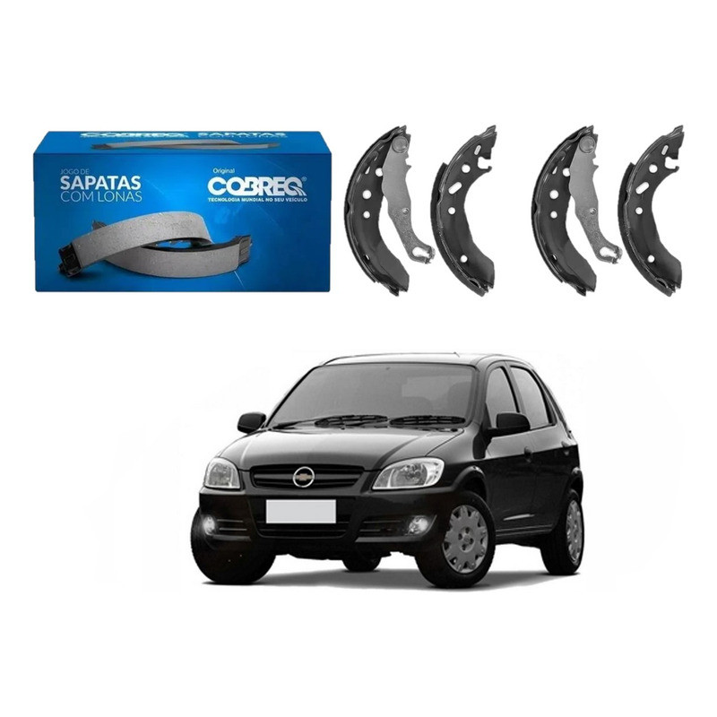 Sapata Freio Cobreq Celta 1.0 2006 A 2012 em Oferta na Shopee