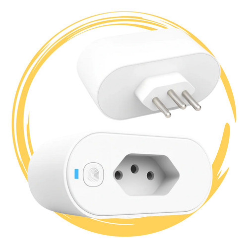 Tomada Inteligente 16a Wi-fi Ar Condicionado Aquecedor Tuya Branco