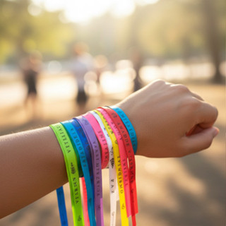 100 Pulseiras Intenções Desejos Virtudes Fitinhas Coloridas De Amarrar em Oferta na Shopee