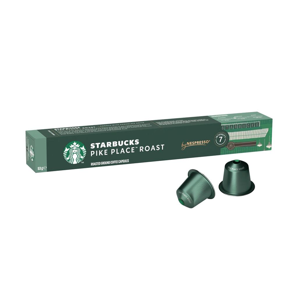 Starbucks Pike Place Roast by Nespresso® - 10 cápsulas em Oferta na Shopee