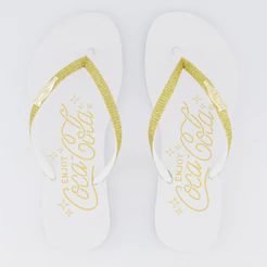 Chinelo Coca Cola Special Feminino Branco