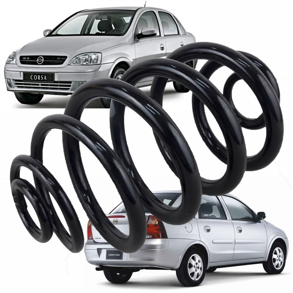 Mola Traseira Aliperti com GNV Chevrolet Novo Corsa Sedan 2002 até 2012