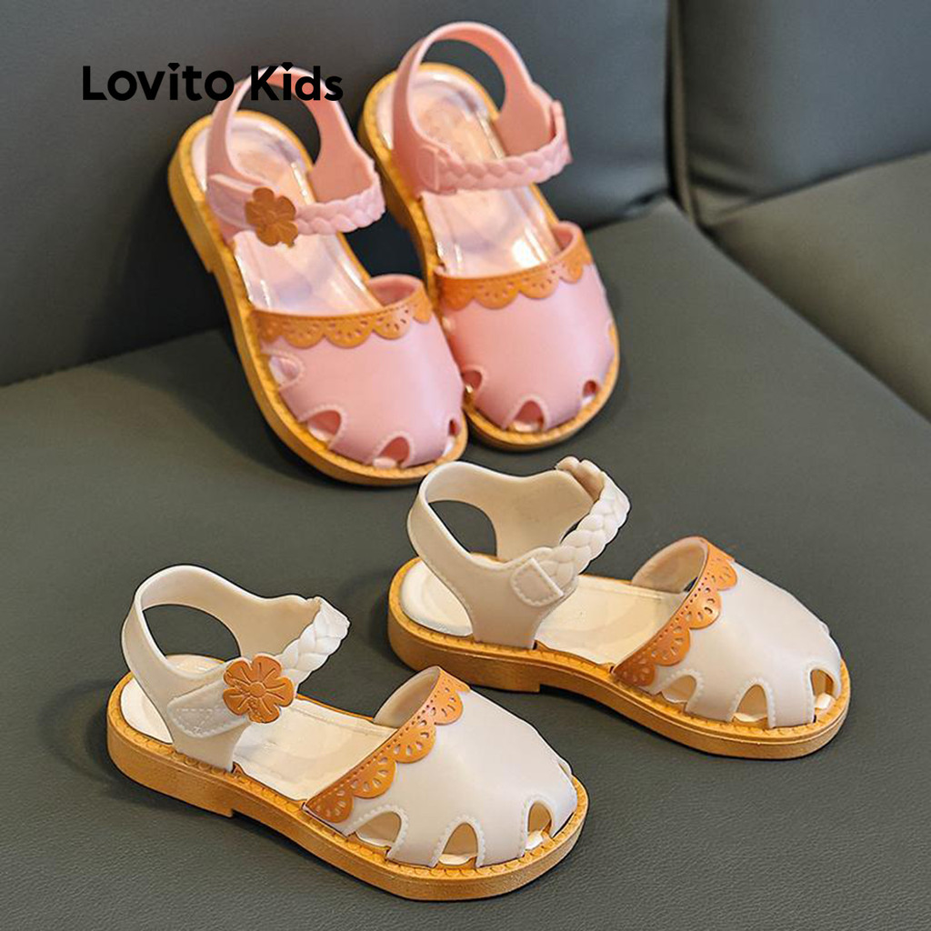 Lovito Kids Sandálias Casuais Respiráveis para Menina LFA97062 em Oferta na Shopee