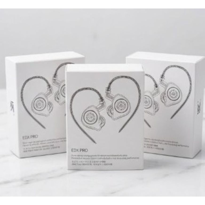 Fone KZ EDX Pro X In-Ear Monitor | Alta Fidelidade | Cabo Removível | Sem Microfone | Duas Cores | Fone Intra Auricular