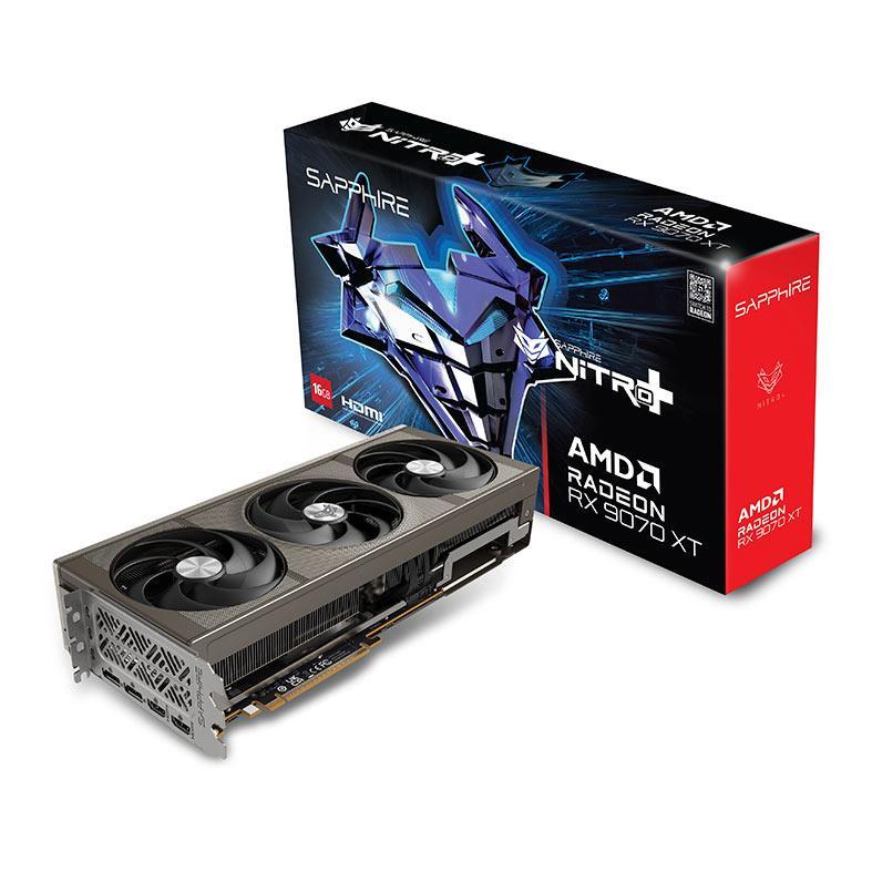 Placa de Video Sapphire Radeon RX 9070 XT Nitro+ OC, 16GB, GDDR6, 256-bit, 11348