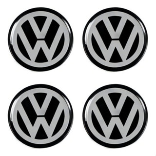 KIT COM 4 EMBLEMAS VW GOL VOYAGE FOX POLO 48mm em Oferta na Shopee