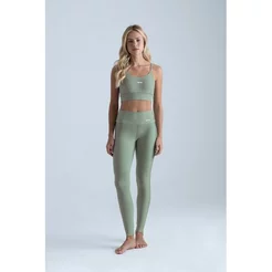Conjunto Fitness Feminino Academia Legging e Top PowerSlim Matcha Arm Fitness
