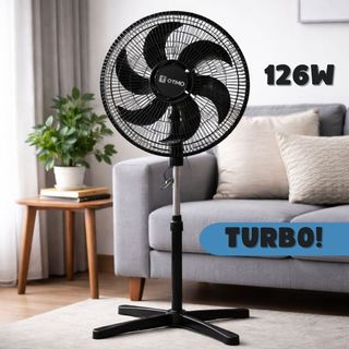 Ventilador de coluna 6 pas 40cm 126w Turbo Silencioso Otmo Oscilante 1 Ano de Garantia