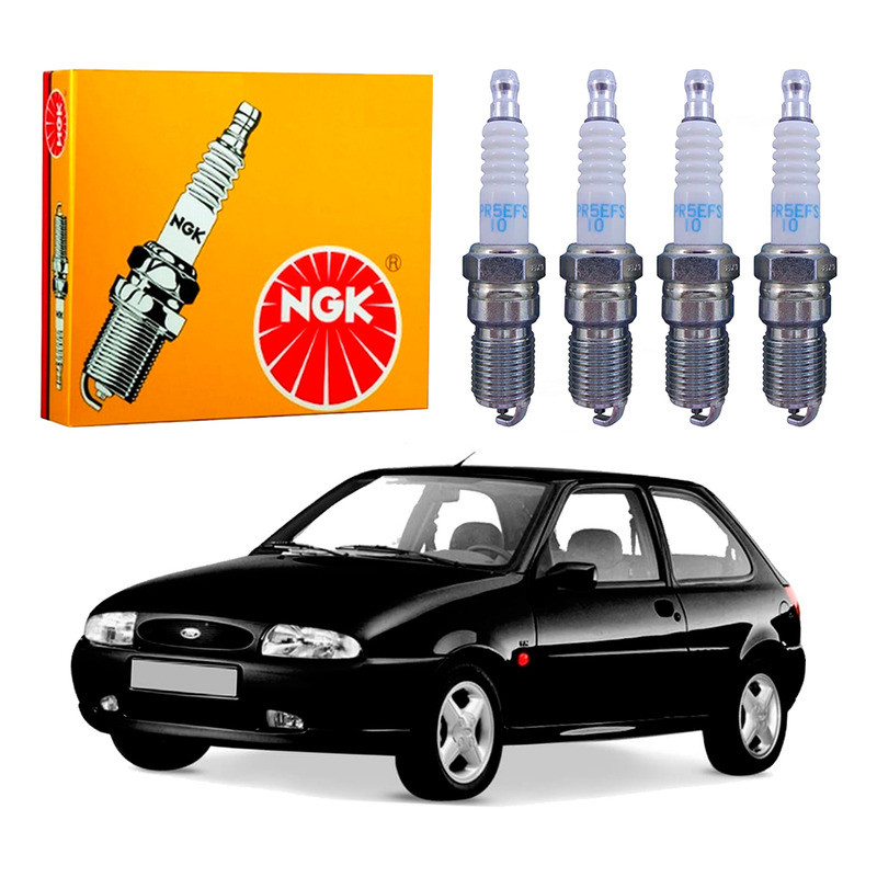 Jogo Velas Ngk Fiesta 1.0 1.3 1996 A 1999