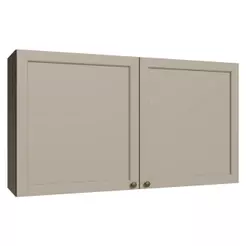 Armário Aéreo 120 cm 2 Portas Rustic/Crema Vik Madesa