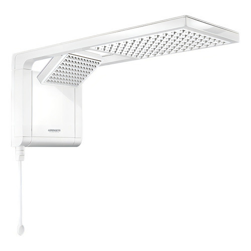 Chuveiro Elétrico De Parede Lorenzetti Acqua Ultra Duo Branco 6800w 220v