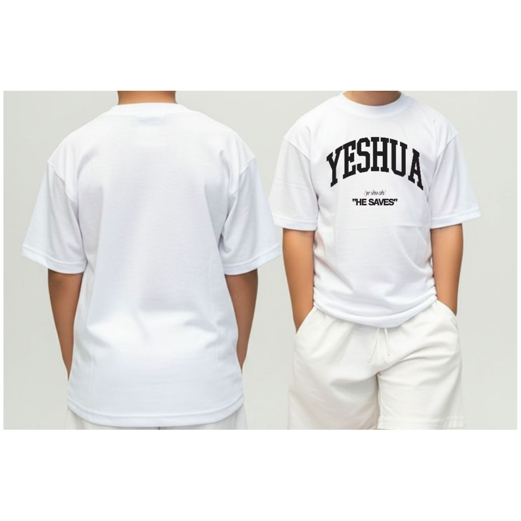 STREETGANG Camiseta Infantil Malha 30.1 100% Algodão Juvenil Estilosa Camisa Religiosa Jesus Cristo Yeshua