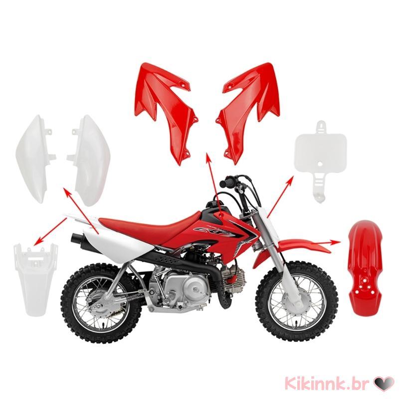 Conjunto Carenagem Kit Corpo Para CRF50 2021 Ano Moto