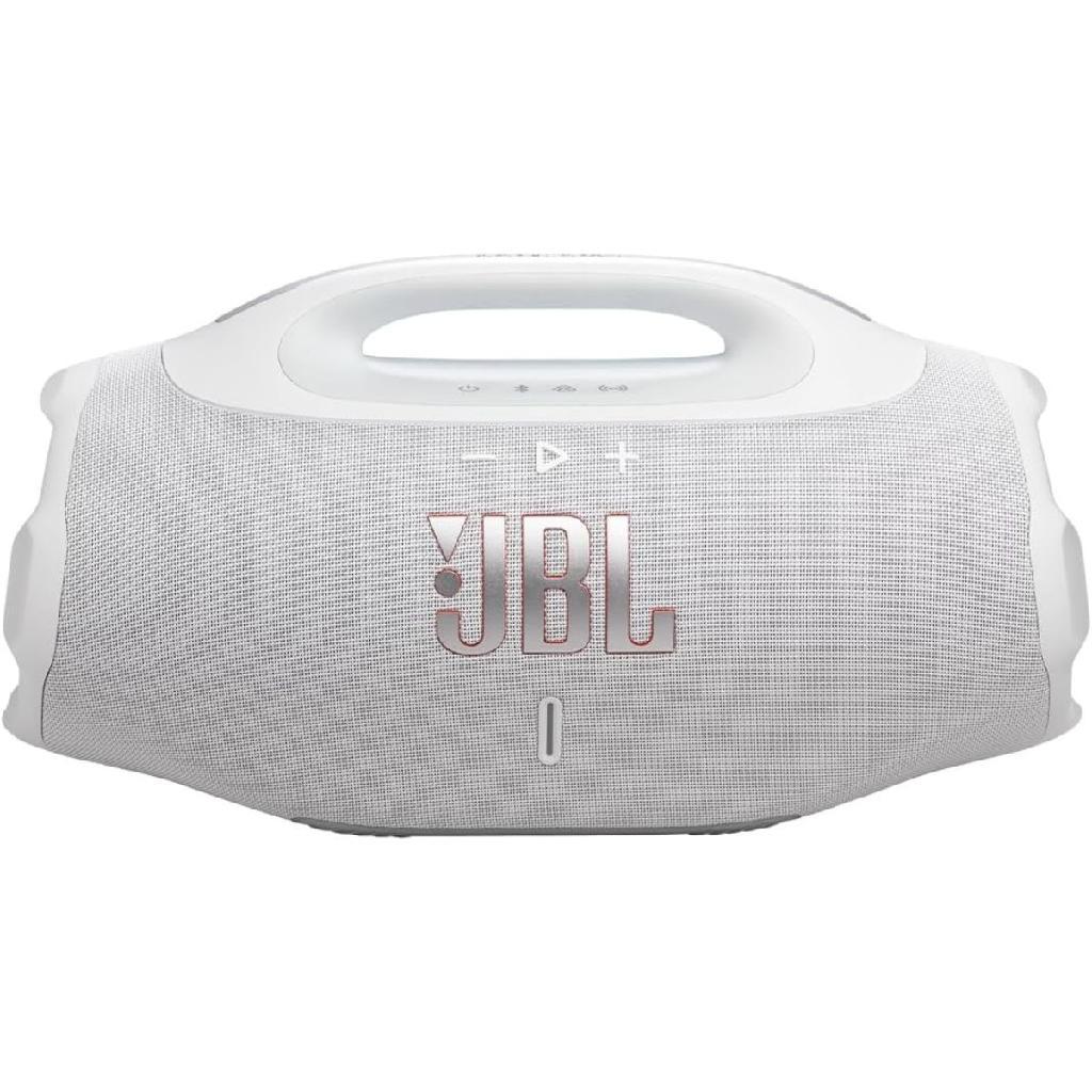 Caixa de Som JBL Boombox 4 Original Bluetooth Portátil À Prova D’Água Som Potente Branca em Oferta na Shopee