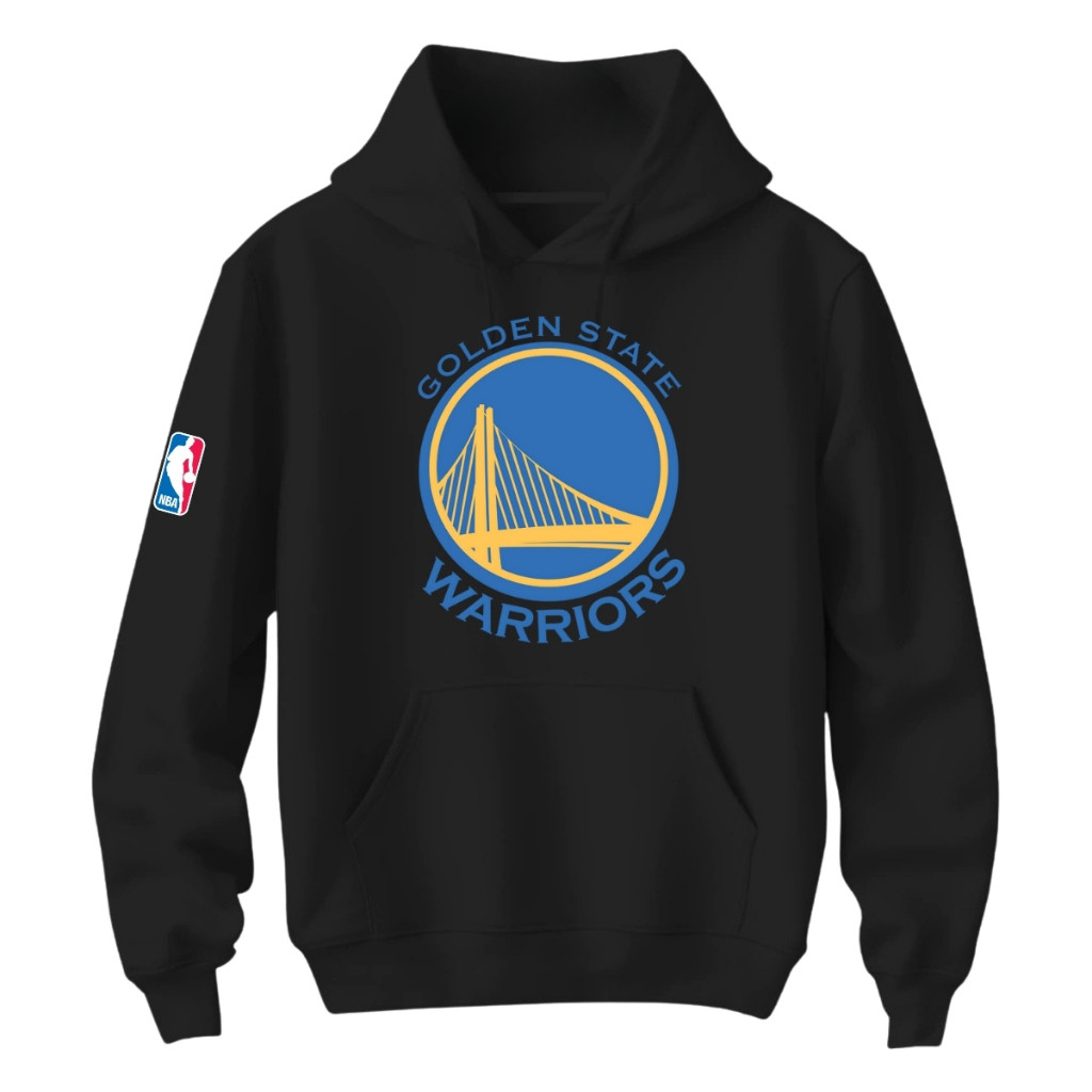 Moletom Canguru Estampado Golden State Warrios Time Basquete Blusa de Frio 100% Algodão Envio Imediato MK Imports