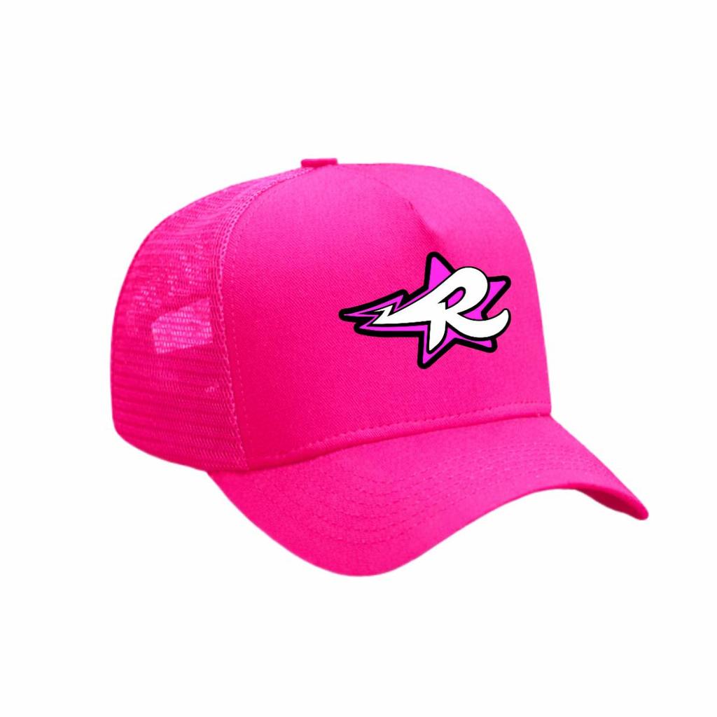 Boné Trucker Dos Rosa Aba Curva Youtubers Turma Pink Emilly Vick Katlen Void Robson Leozinho