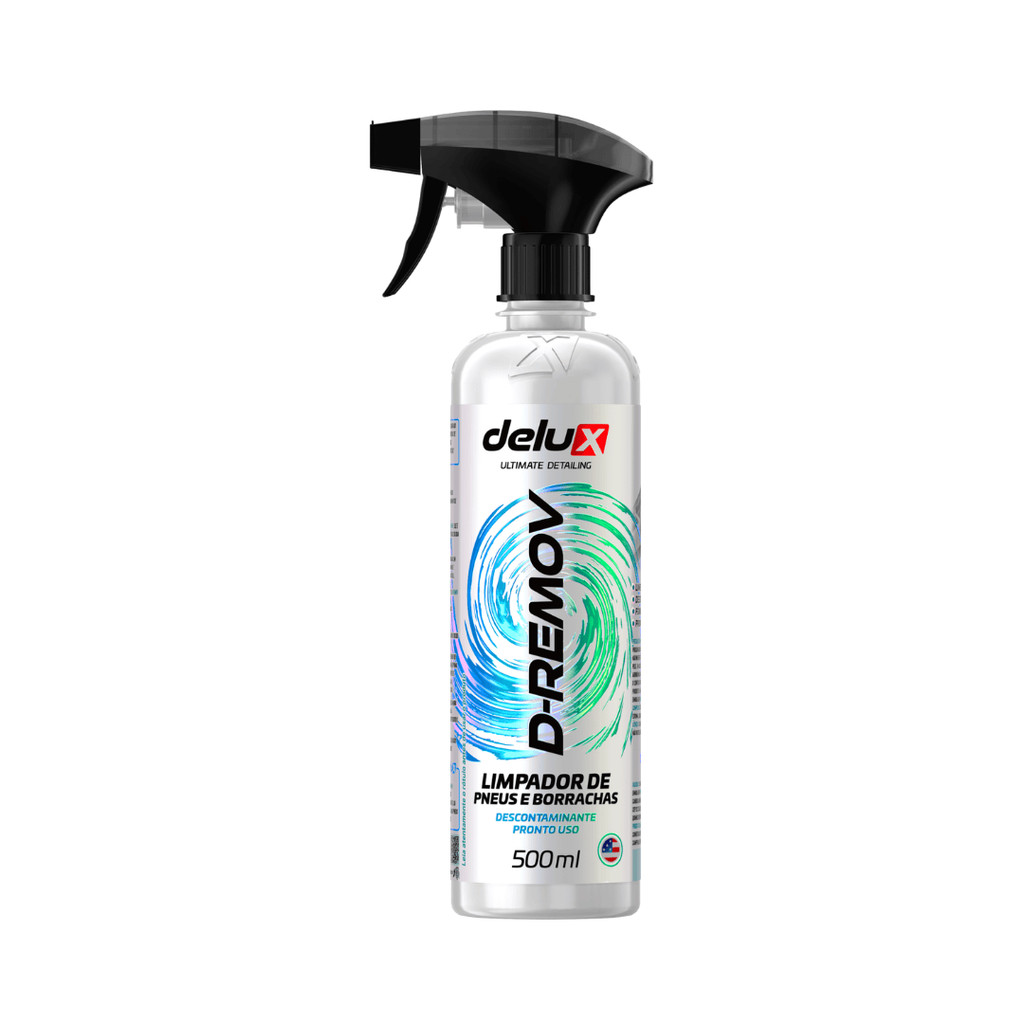Delux D-Remov Limpador de Pneus e Borrachas Remove Aspecto de Sujeira Impregnada