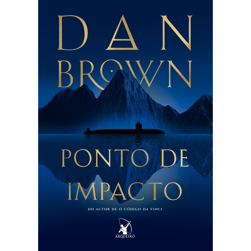 Capa do livro Livro - Ponto de impacto - por Dan Brown - Editora Arqueiro