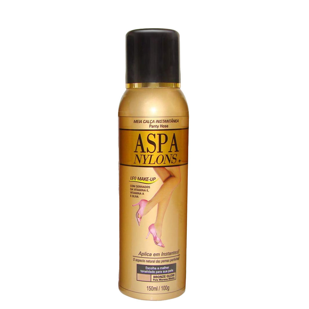 Maquiagem Para Pernas Aspa Spray Nylons Bronze 150ml em Oferta na Shopee