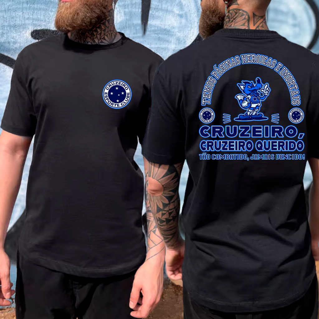 Camiseta Camisa Cruzeiro Torcedor 25/26 100% Algodão Envio Rápido/Imediato Polar.clothing.store