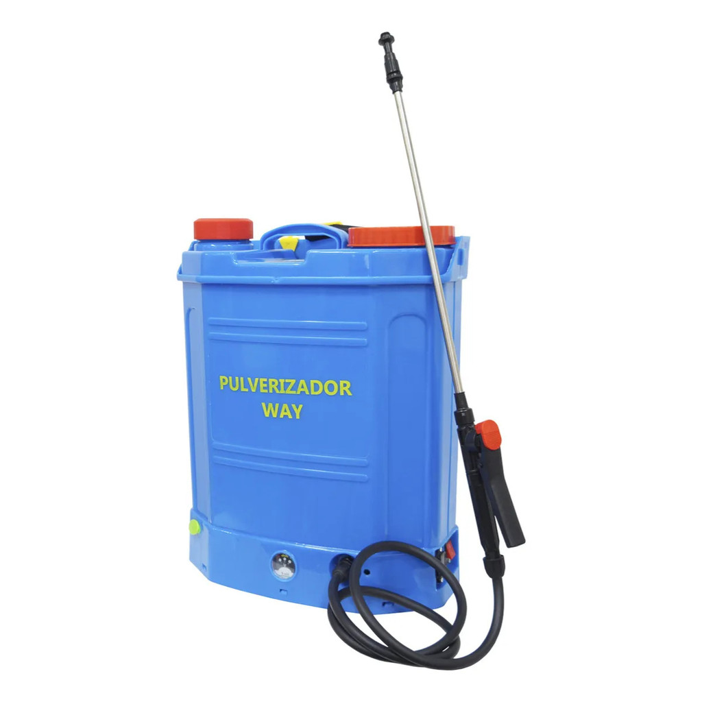PULVERIZADOR 2X1 ELETRICO E MANUAL 20 LITROS IMPORTWAY AZUL