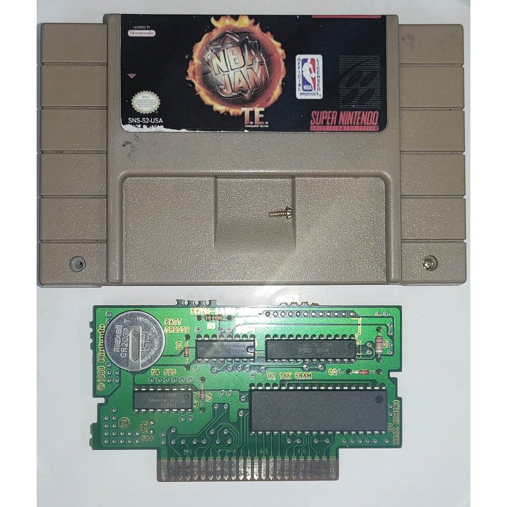 Jogo Nba Jan T.E. Super Nintendo Funcionando 100 ,game chipado, fita, cartucho, snes.