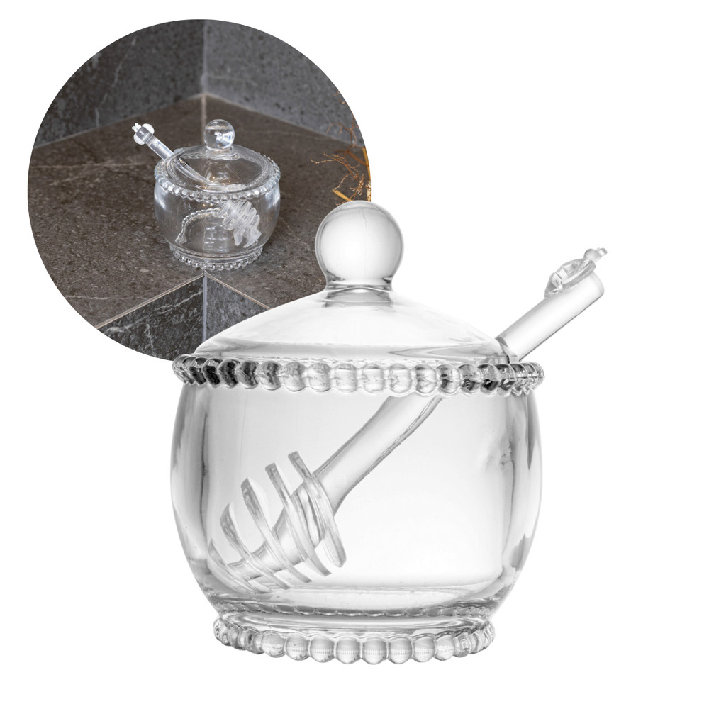 Meleira De Cristal com Pegador Bolinhas Pearl Wolff 200 mL em Oferta na Shopee