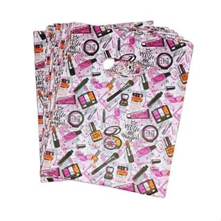 Kit 100 Unidades Sacola Plástica Boca de palhaço 30x40 Diversas Estampas em Oferta na Shopee