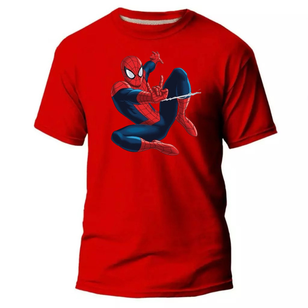 Camiseta  Homem Aranha Unissex 100% Algodão Estampa Moderna Estilo