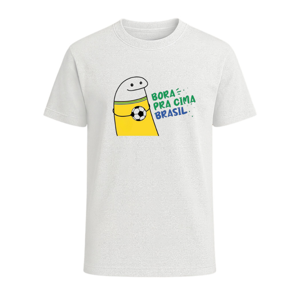 Camiseta Brasil Copa Do Mundo Camisa Futebol Torcedor Estampas Personalizadas em DTF. Envio Rápido