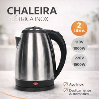 Chaleira Elétrica Térmica Startools 2L 110 e 220v em Oferta na Shopee
