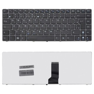 Teclado para Notebook Asus A Series A43E-VX049R Com Moldura em Oferta na Shopee
