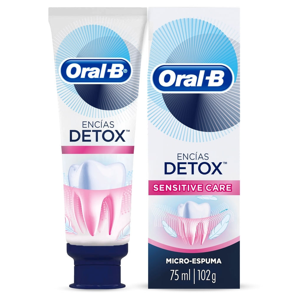Creme Dental Oral-B Gengiva Detox Sensitive Care 102g