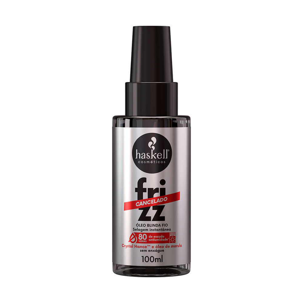 Óleo Blinda Fios Haskell Frizz Cancelado Antifrizz com Óleo de Marula Brilho e Selagem sem Pesar em Oferta na Shopee
