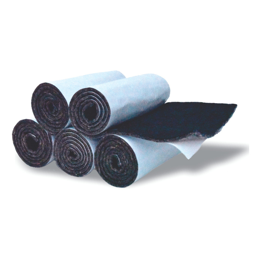 Manta Feltro Betumado Adesivado 10mm Rolo 30cm X 1mt 4 Rolos