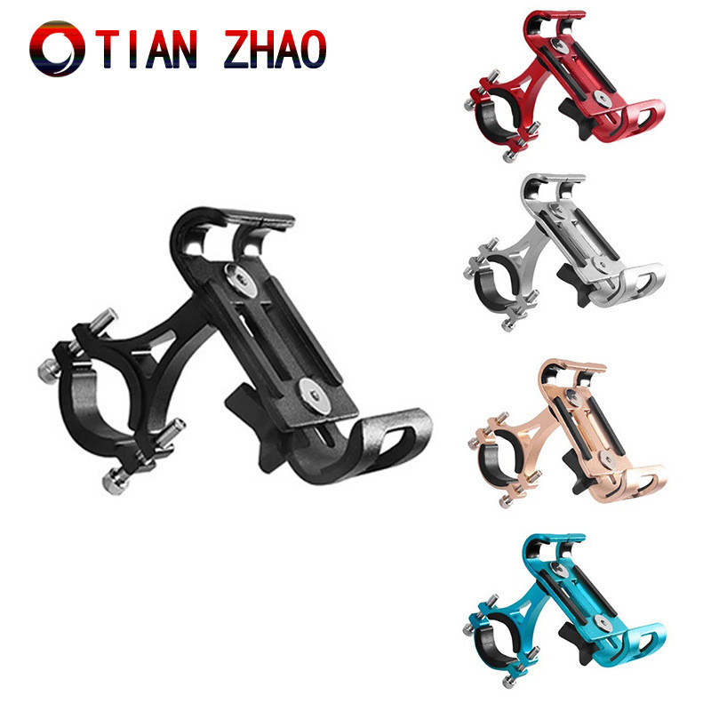 Suporte do telefone da bicicleta liga de alumínio da motocicleta Mountain bike navegação titular do telefone da biciclet